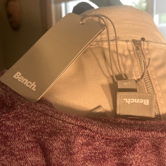 Bench long sleeve knit top in purple BNWT size L - Picture 5 of 10